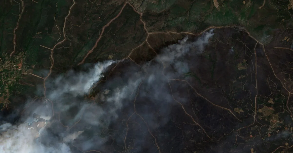 Wildfire forces evacuations in western and south-western Spain