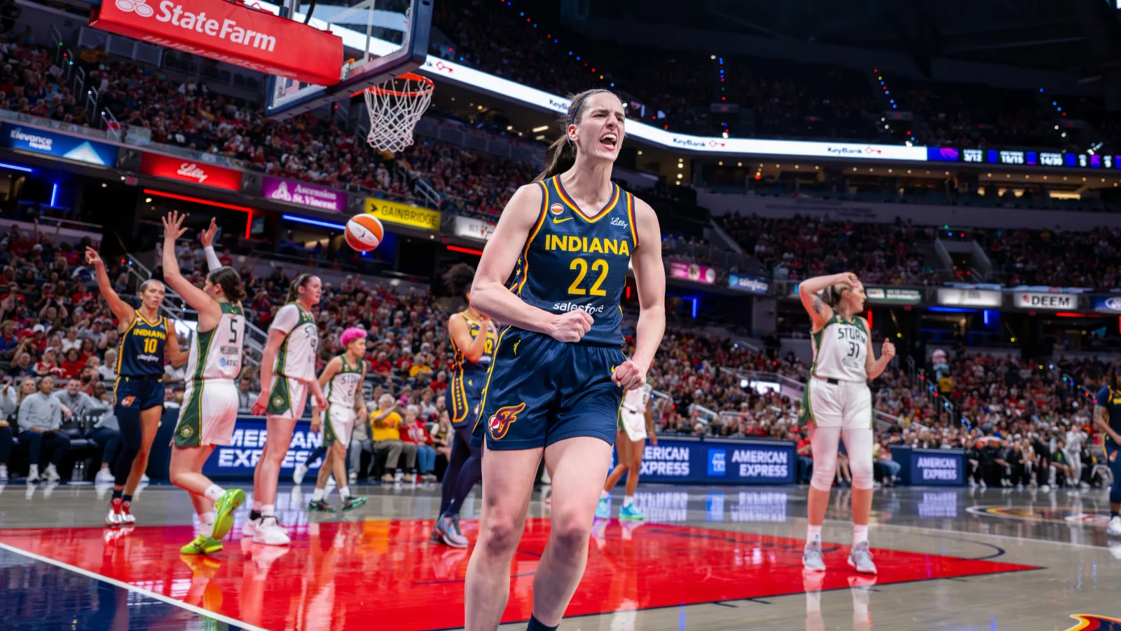 Clark fuels Fever to 89-78 win over Storm for first home victory