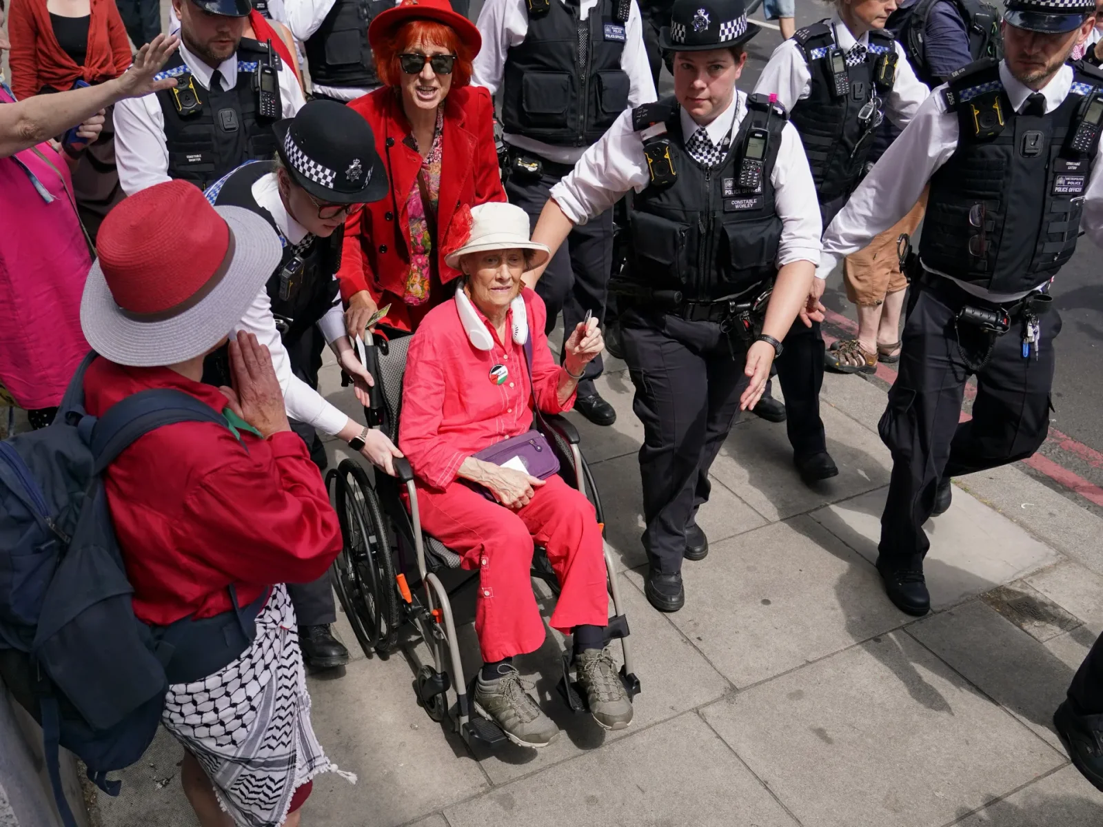 London rally for Palestine Action ends in dozens of arrests as proscription stays