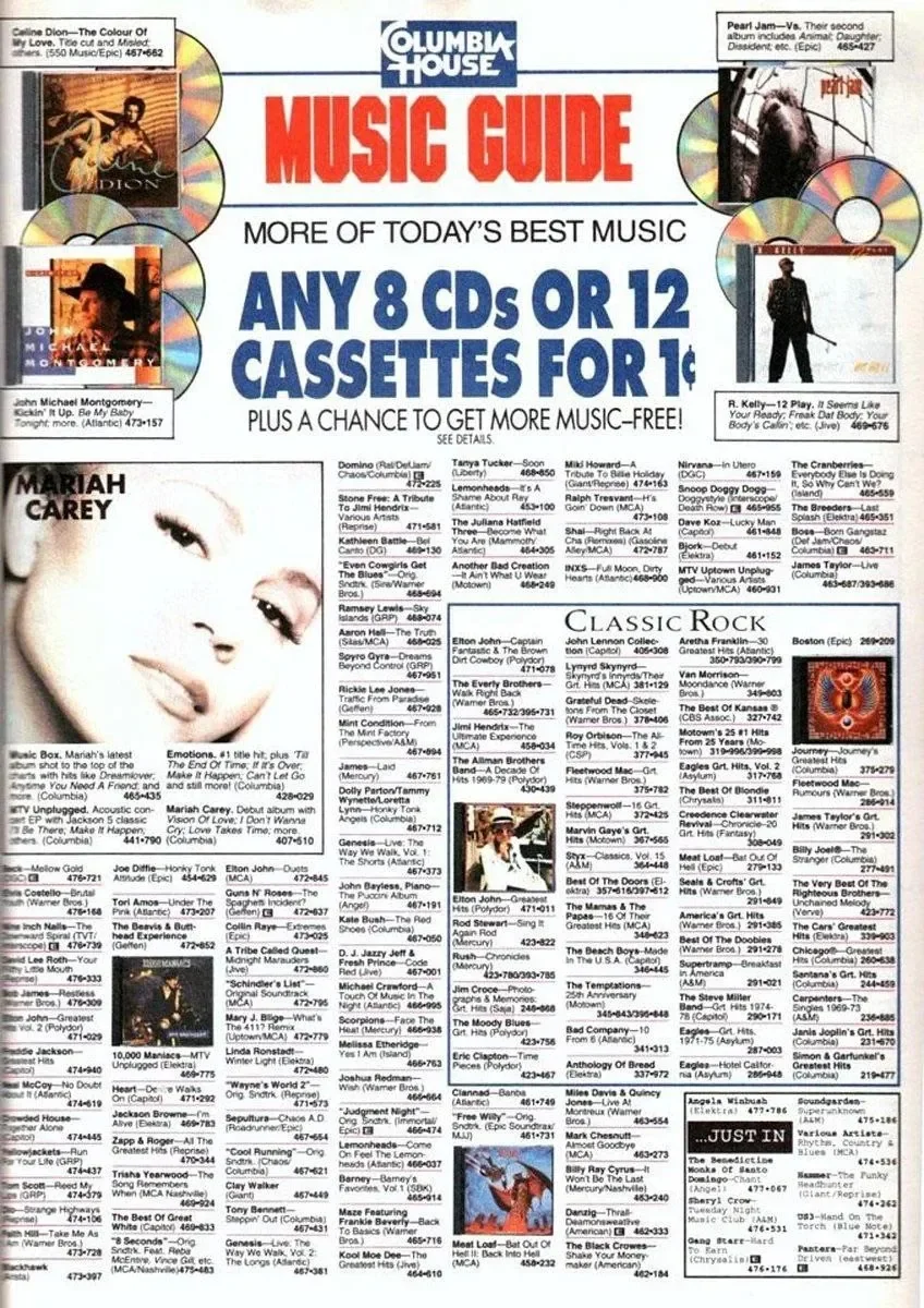 Columbia House Calls It Quits After 71-Year Run