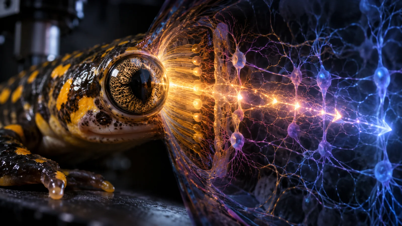 Pairs of retinal neurons drive the brain's arrow of time