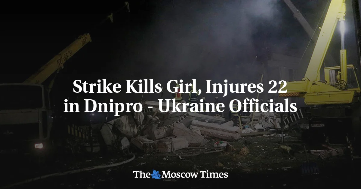 Child Fatally Injured in Russian Strike on Ukraine