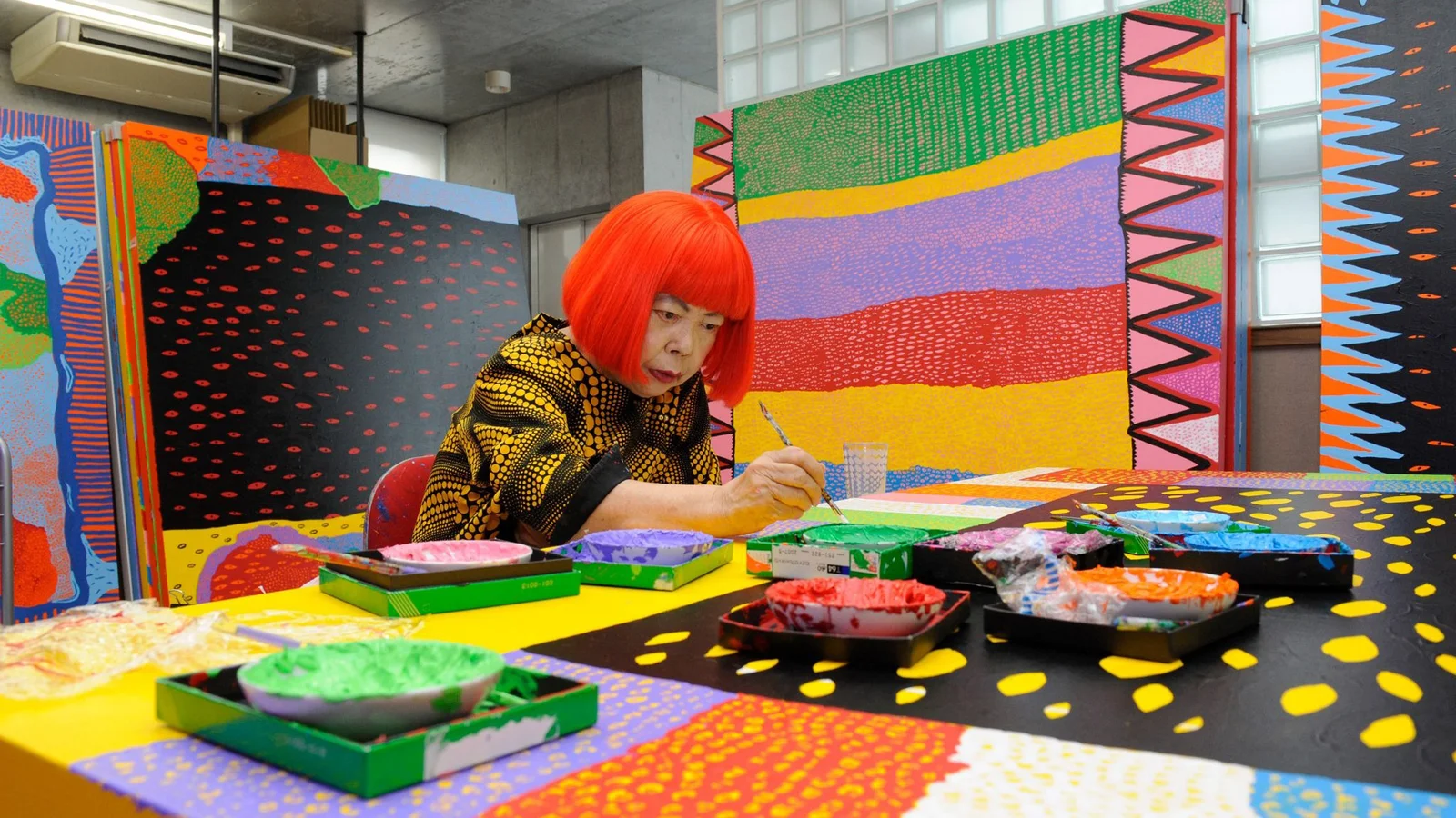 Yayoi Kusama, celebrated polka-dot artist, dies aged 97