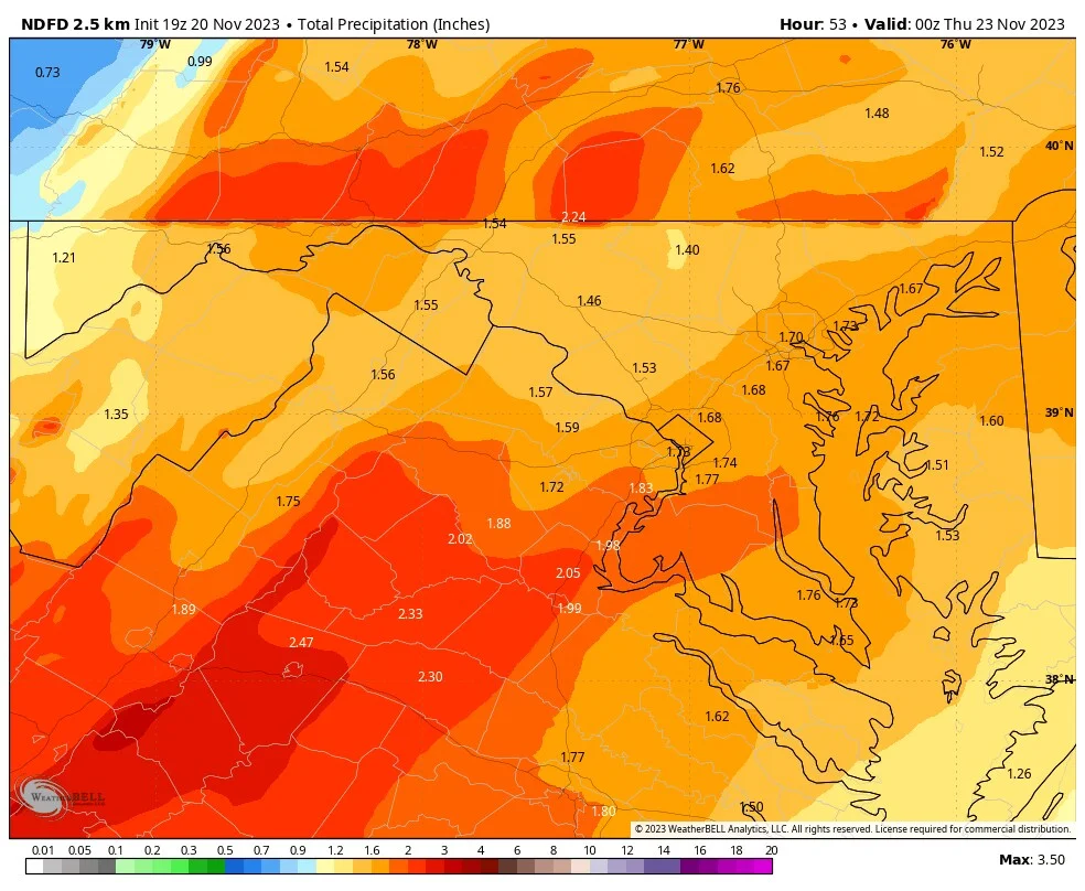 Rainy Thanksgiving Week: Storms and Showers Expected