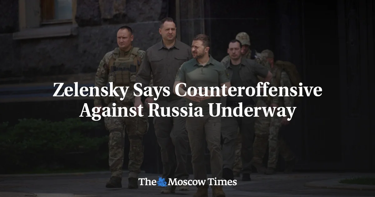 Zelensky Announces Ukraine's Counteroffensive Against Russia.