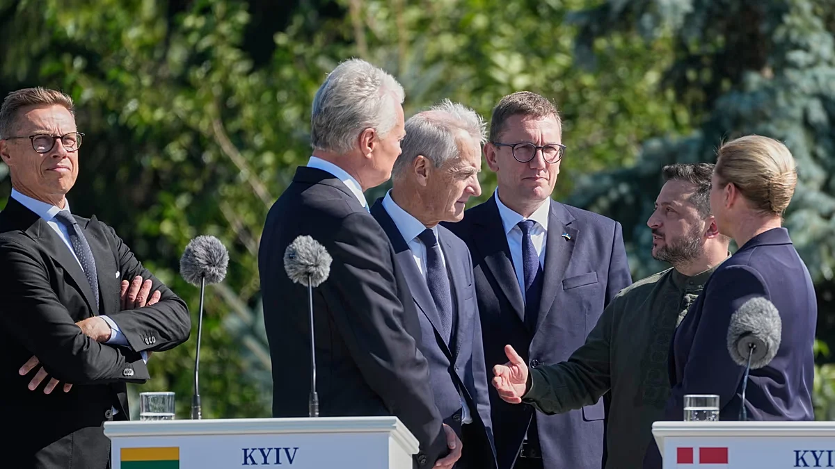 Kyiv Hosts Western Leaders as Ukraine Targets Ozon Logistics