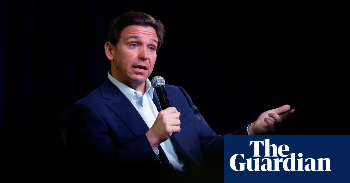 DeSantis's evolving stance on Ukraine and Russia.