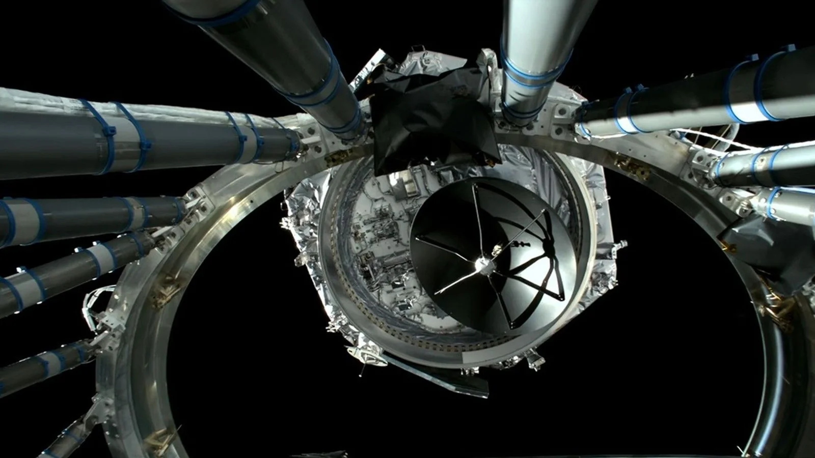 Roman Space Telescope Emerges in Space After Falcon Heavy Launch