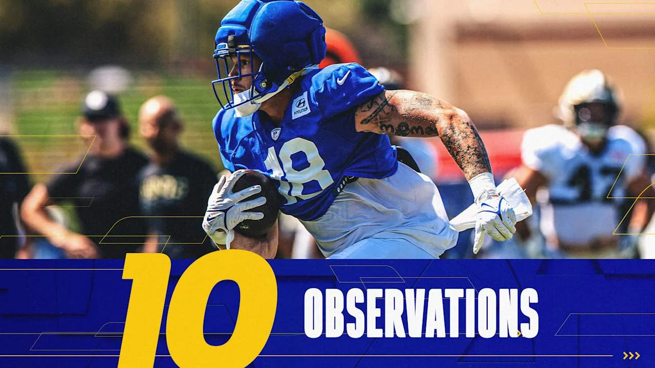 Stafford-Adams chemistry fuels brisk Rams-Saints joint practice