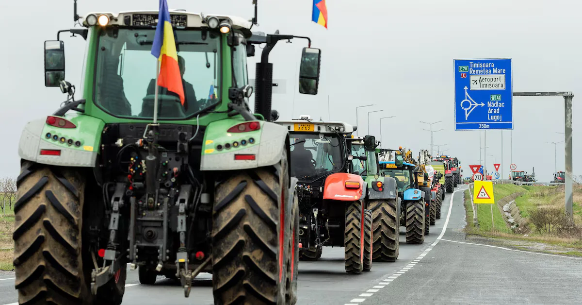 Eastern European Farmers Protest Ukrainian Grain Imports