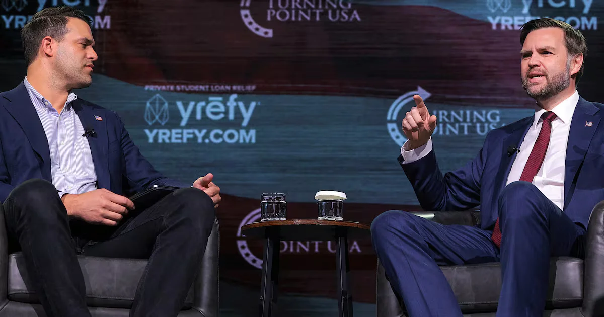 TPUSA Pins Liberal Tactics on Sparse JD Vance Crowd in Athens