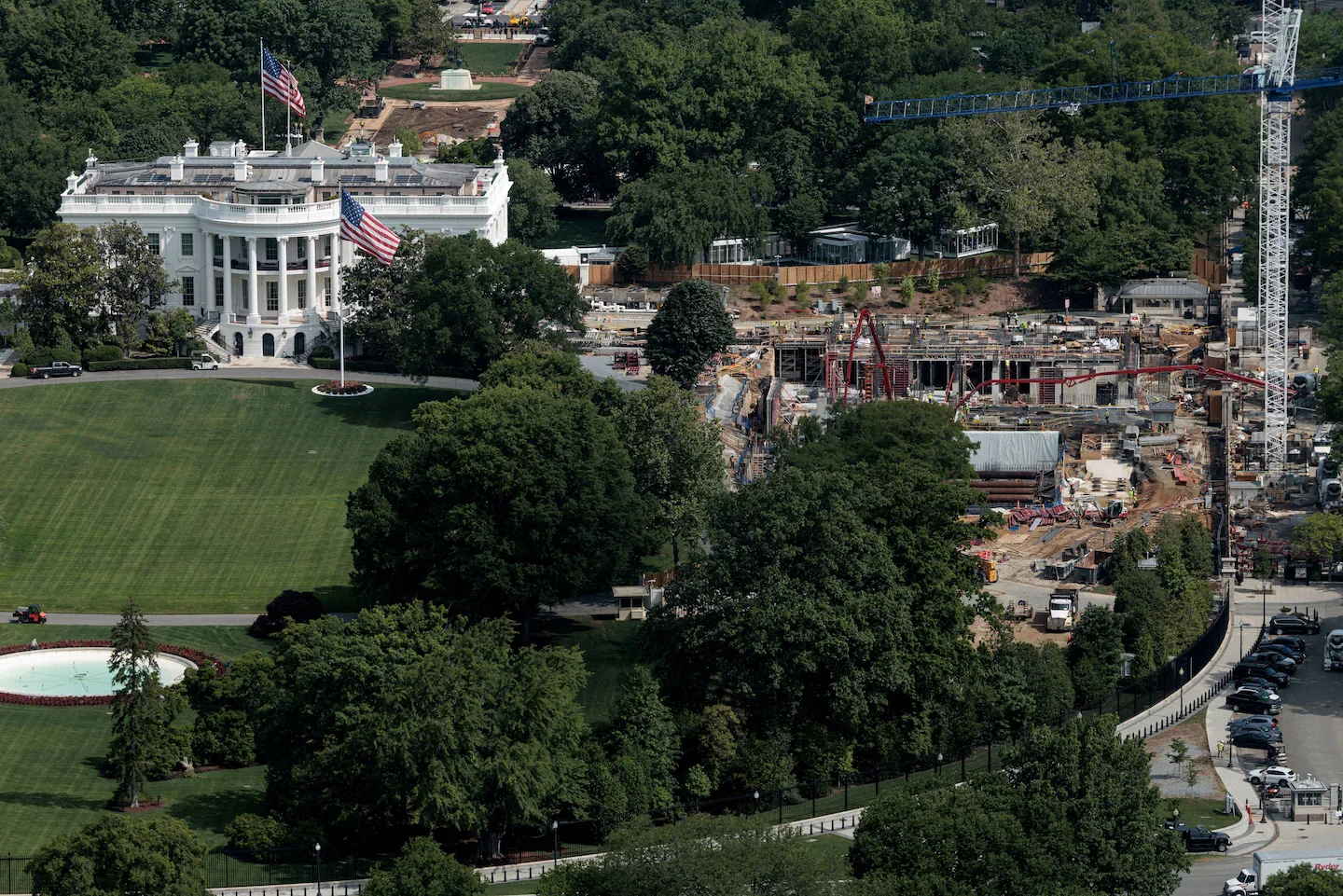 Senate blocks funding for White House ballroom in GOP spending bill