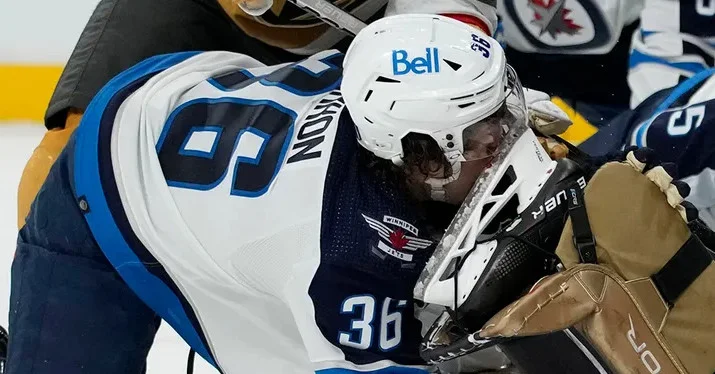 Winnipeg Jets' Morgan Barron's Remarkable Return After Taking Skate to Face.