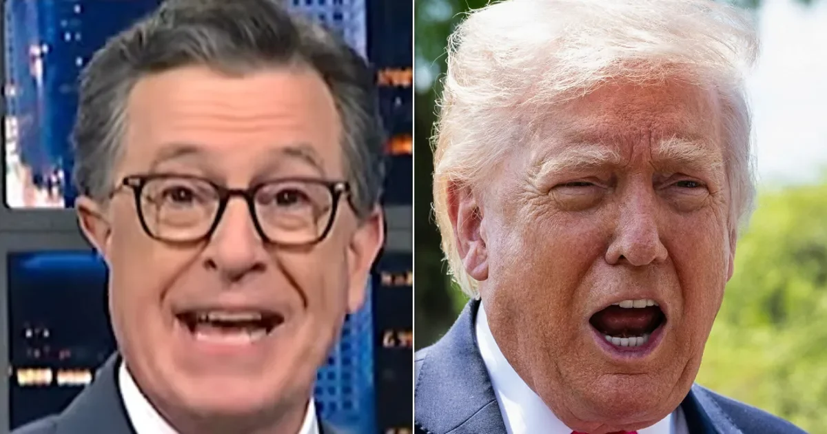 Colbert Flags Trump’s Struggles With Old Brag and New Polls