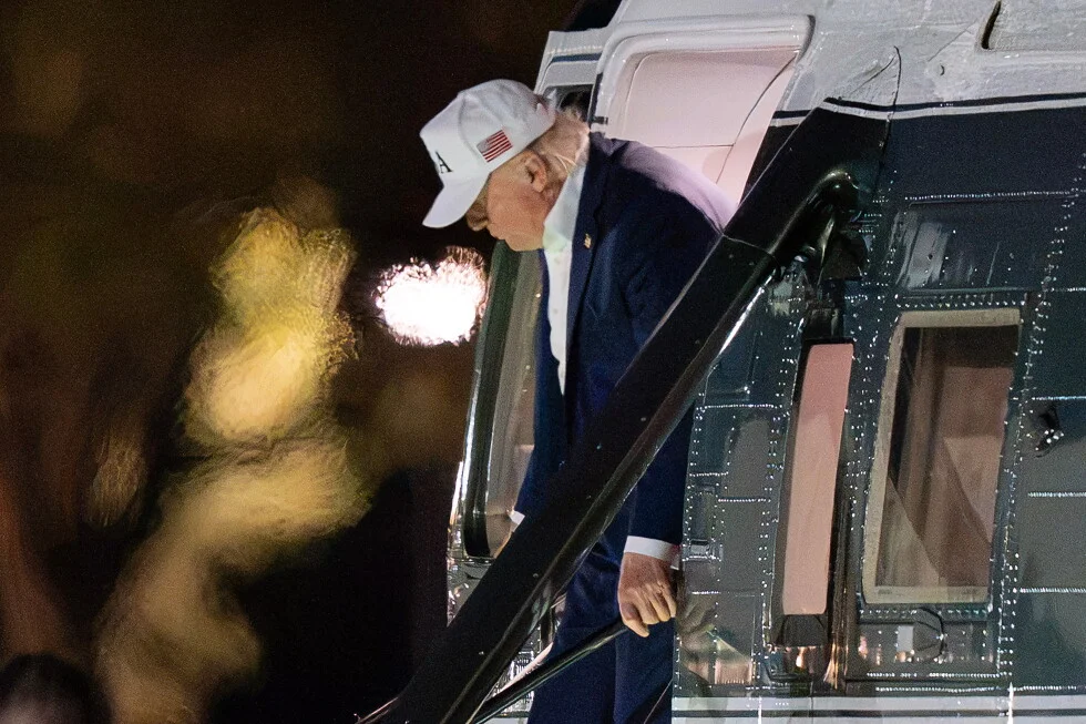 White House helipad renovation flies under the radar as Trump heads to UN