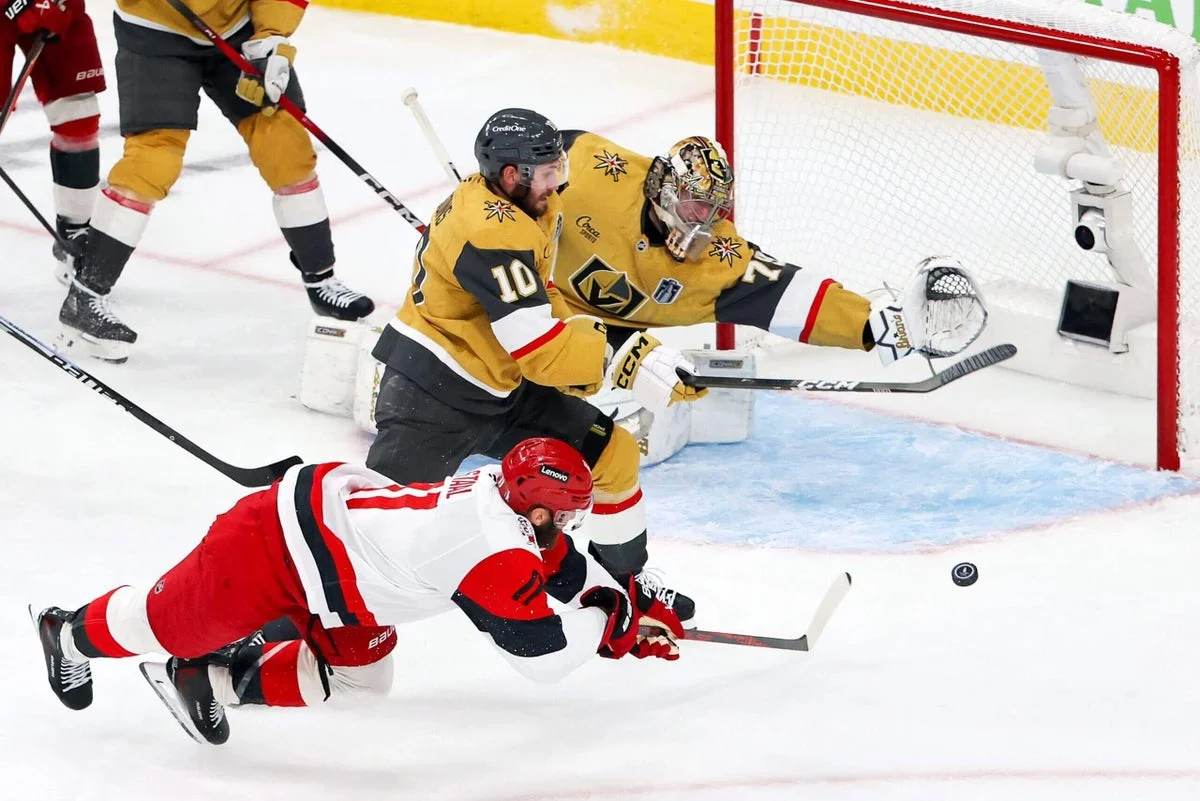 Staal's Belly-Down Tie-Lift: Hurricanes Even Cup Final in Game 4