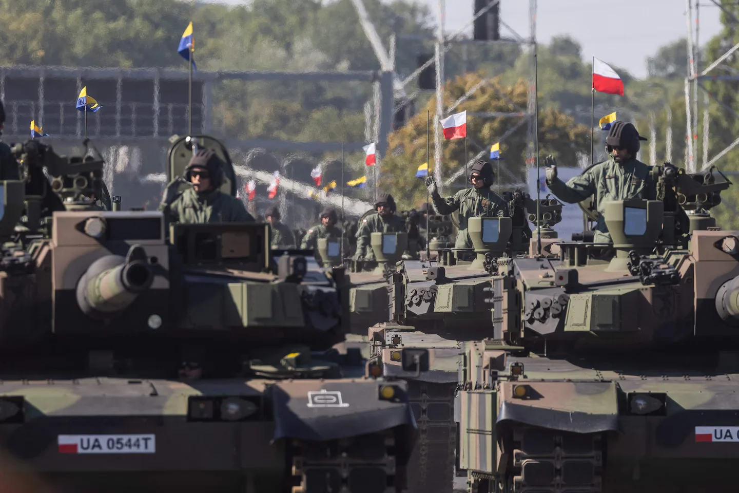 "Ukraine: Grain Buildings Hit in Odessa, Poland Hosts Massive Military Parade"