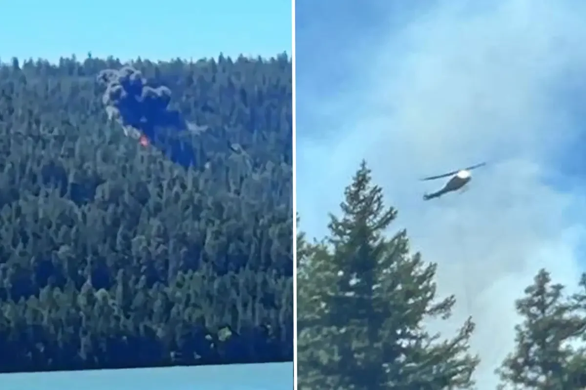 San Diego-based fighter jet crashes near Mount Rainier, sparking wildfire