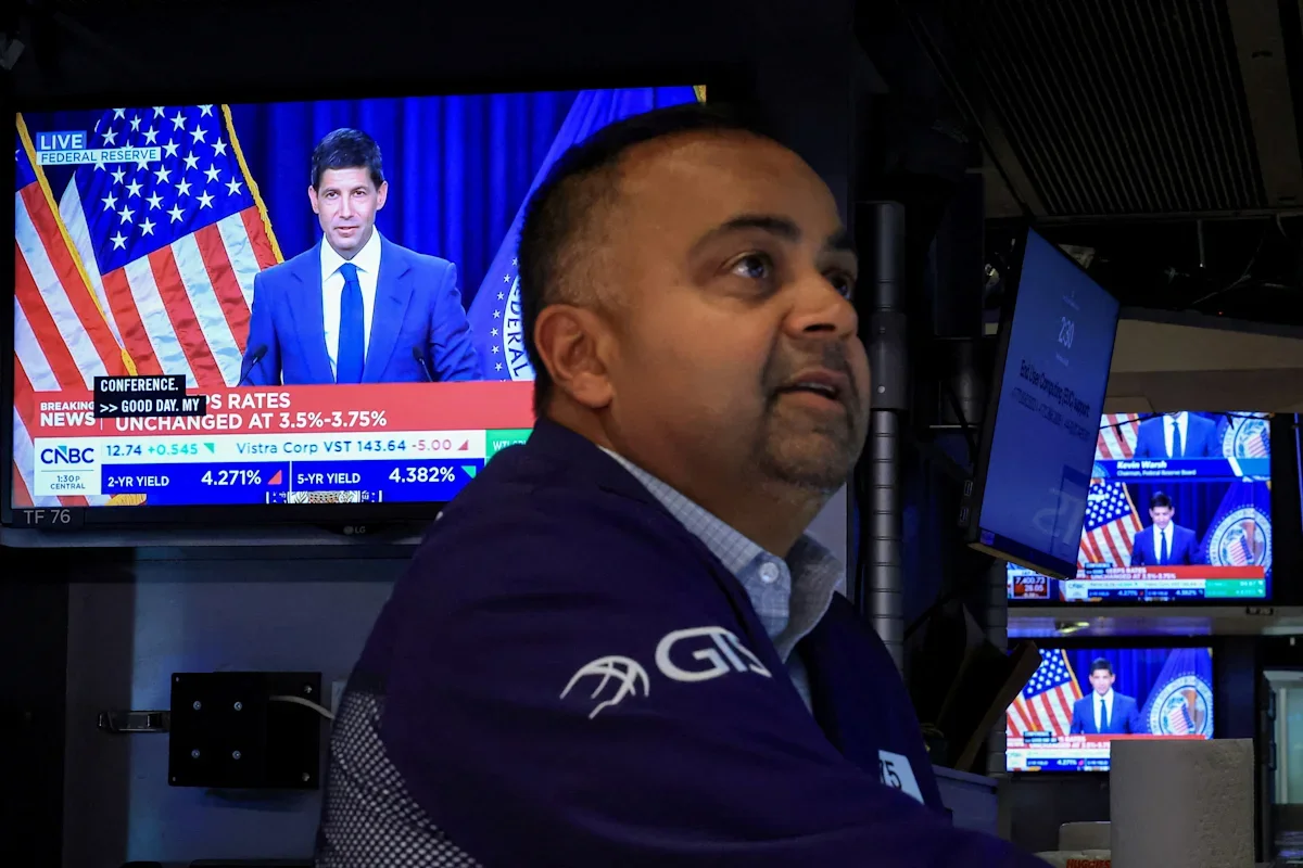 Hawkish Warsh speech lifts rate-hike odds as stocks drift lower on Friday