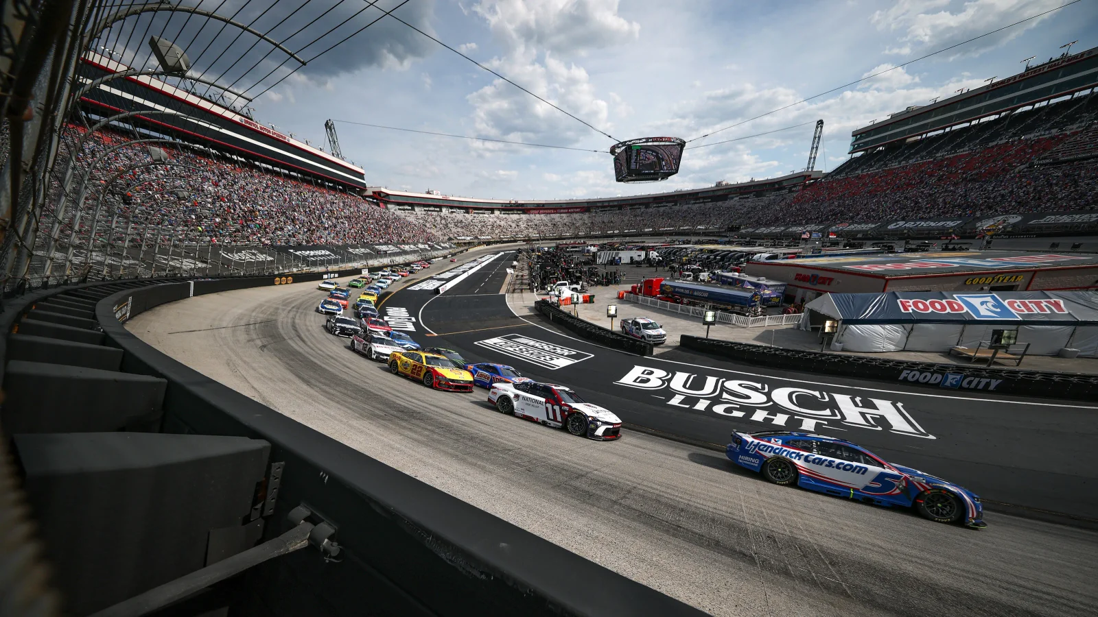 Larson Clinches Bristol Pole as Bass Pro Shops Night Race Lineup and TV Details Emerge