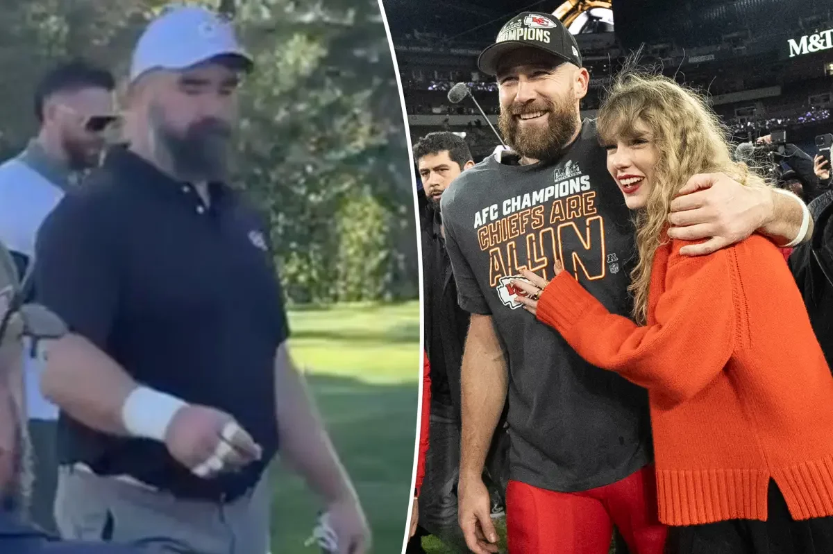 Jason Kelce reveals how wild Travis and Taylor's MSG wedding was