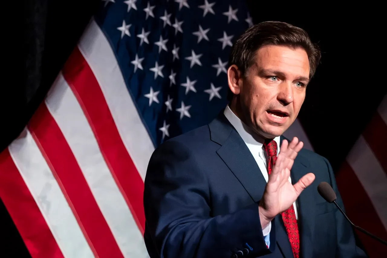 "Political Rivals DeSantis and Newsom Spar Across State Lines"