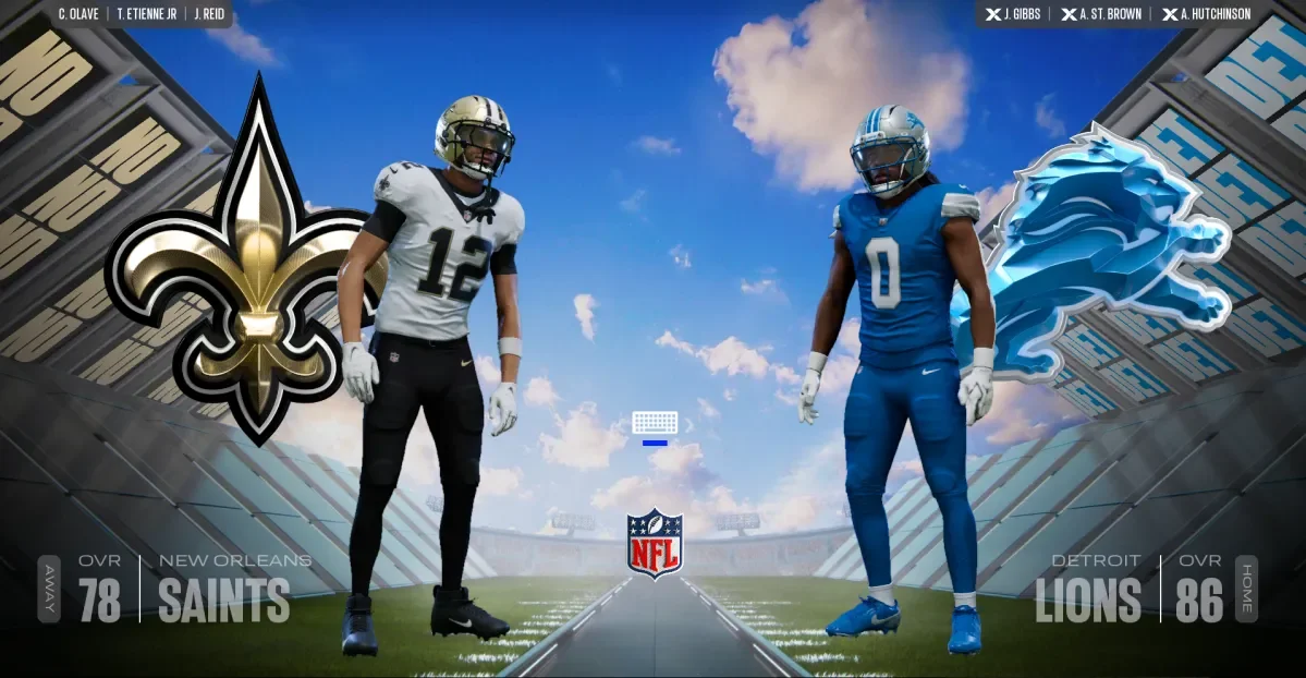 Lions-Saints Week 1 Madden 27 Sim Preview: A Saturday Ritual