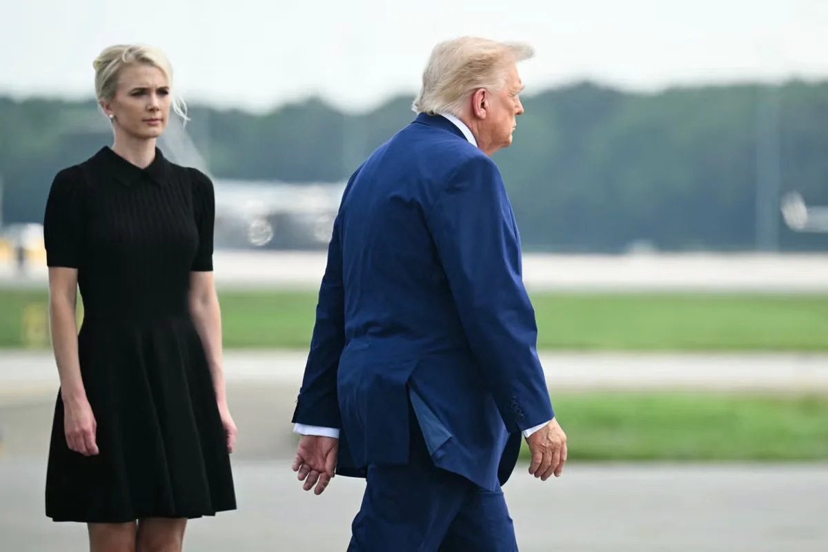 Trump aide Natalie Harp cements 'human printer' nickname with blunt sign-off