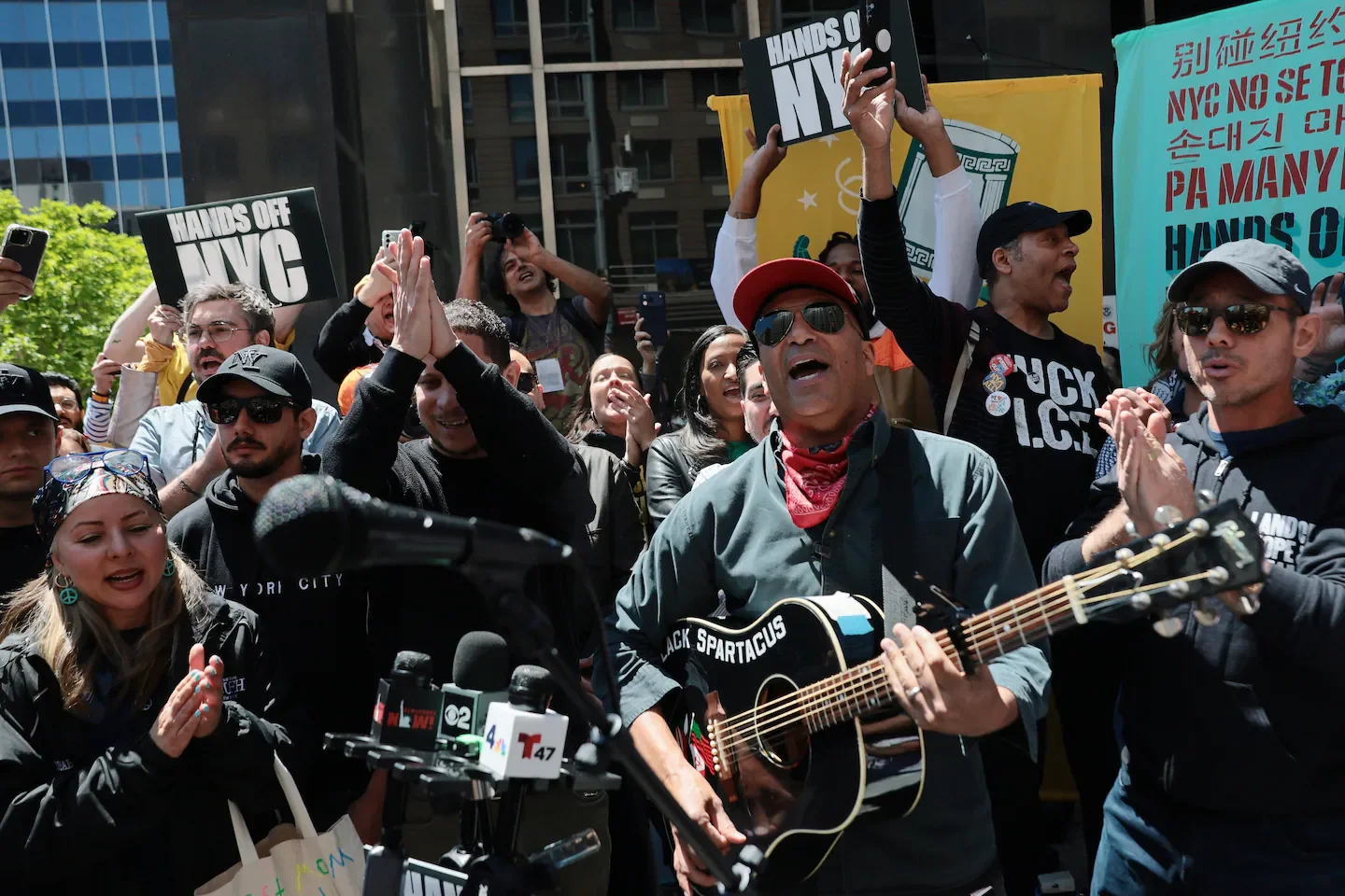 Tom Morello crafts a music-powered protest with Springsteen and Foo Fighters in DC