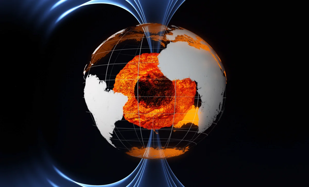 Pacific Core Flow Reverses, Revealing a Dynamic Geodynamo