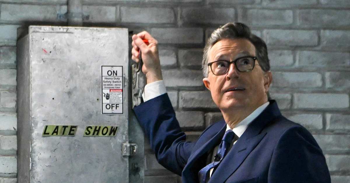 Colbert makes a surprise late-night return after Late Show finale