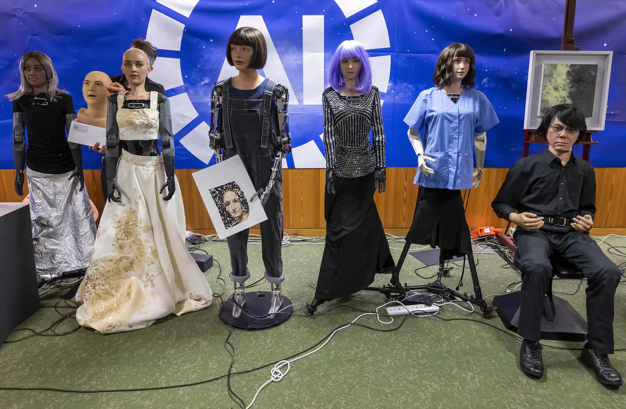 AI Robots Assert Leadership Potential at UN Conference, Reject Rebellion and Job Theft