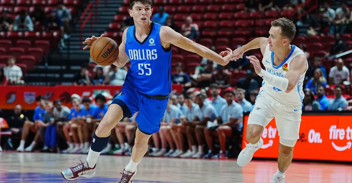 Mavericks Spark in Summer League Win Over Thunder as de Larrea Shines