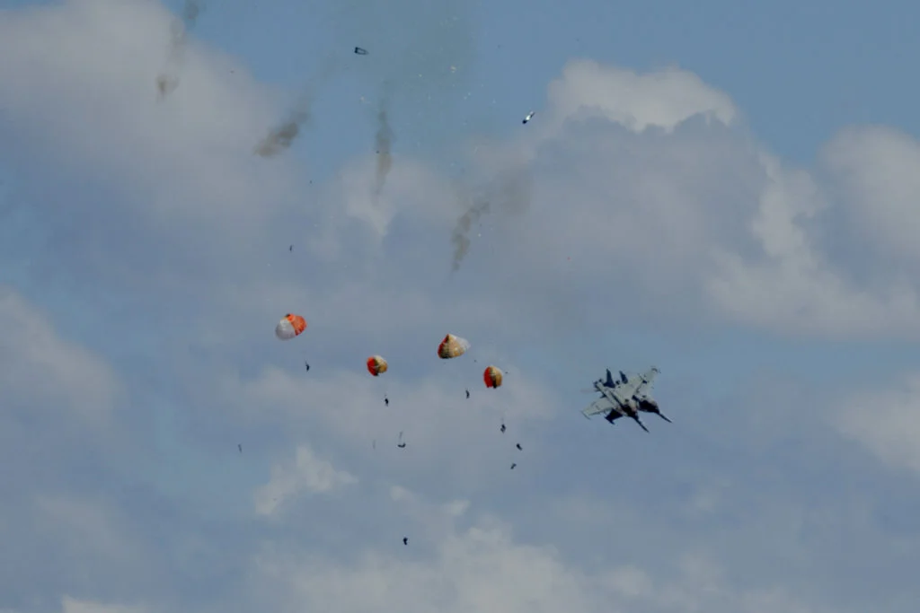 Idaho air show midair crash prompts safety review after four eject