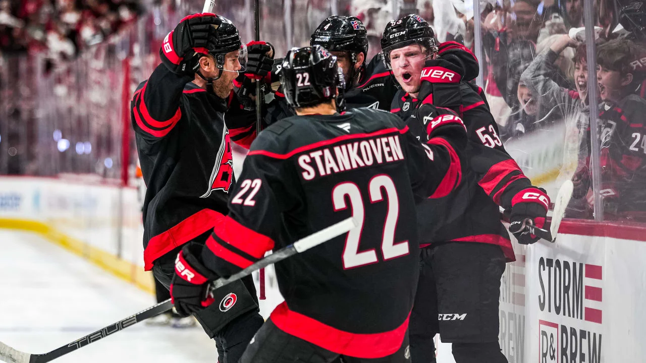 Stankoven’s Two-Goal Spark Propels Hurricanes Past Flyers in Game 1