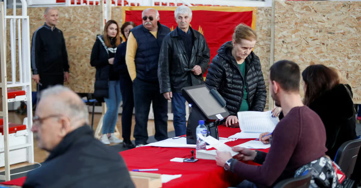 Montenegro elects new president in national vote.
