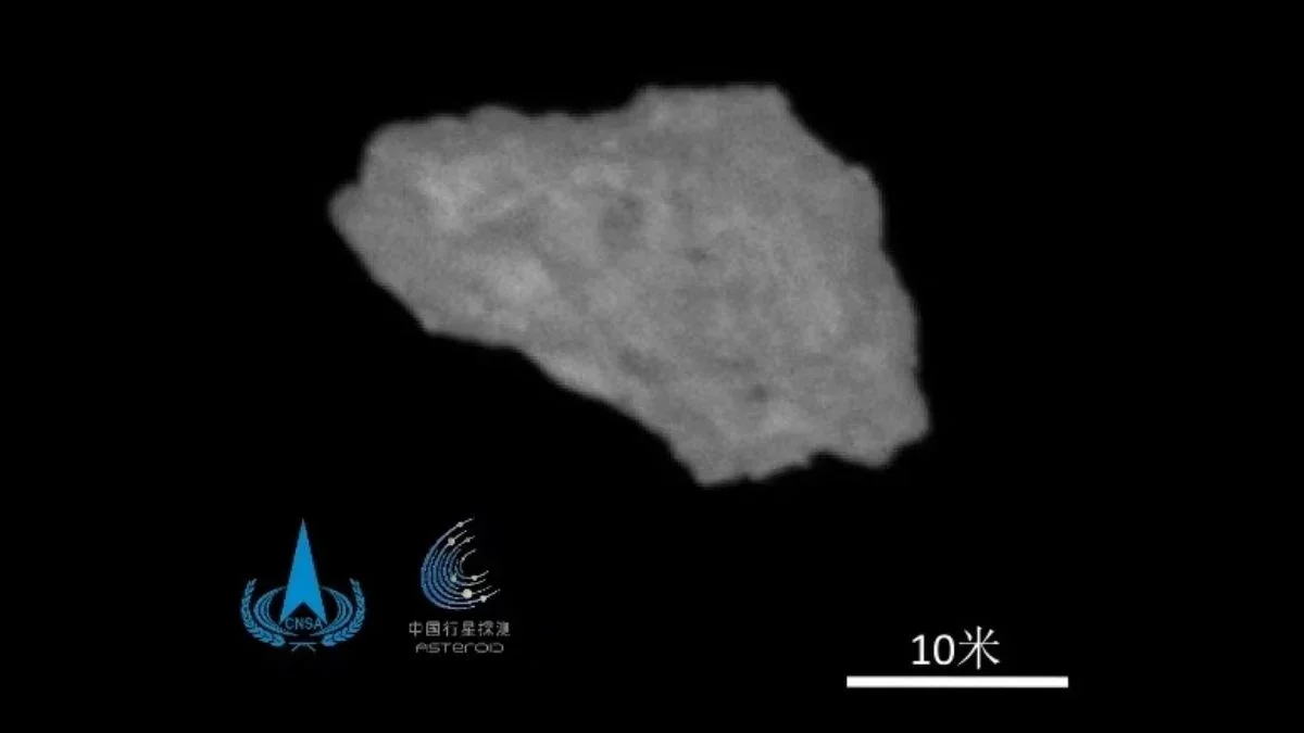 Close-up of Earth's rare minimoon captured by Tianwen-2