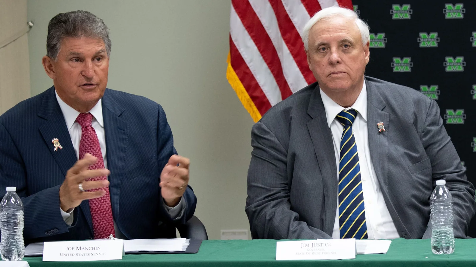 West Virginia Governor Jim Justice Enters Senate Race Against Democrat Joe Manchin.
