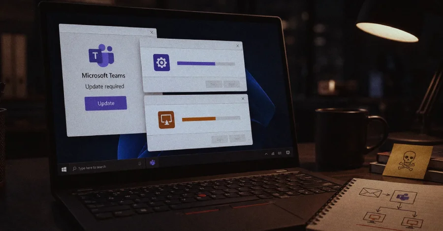 BlueDash Phish Uses Fake Teams Update to Install Dual RMM Tools