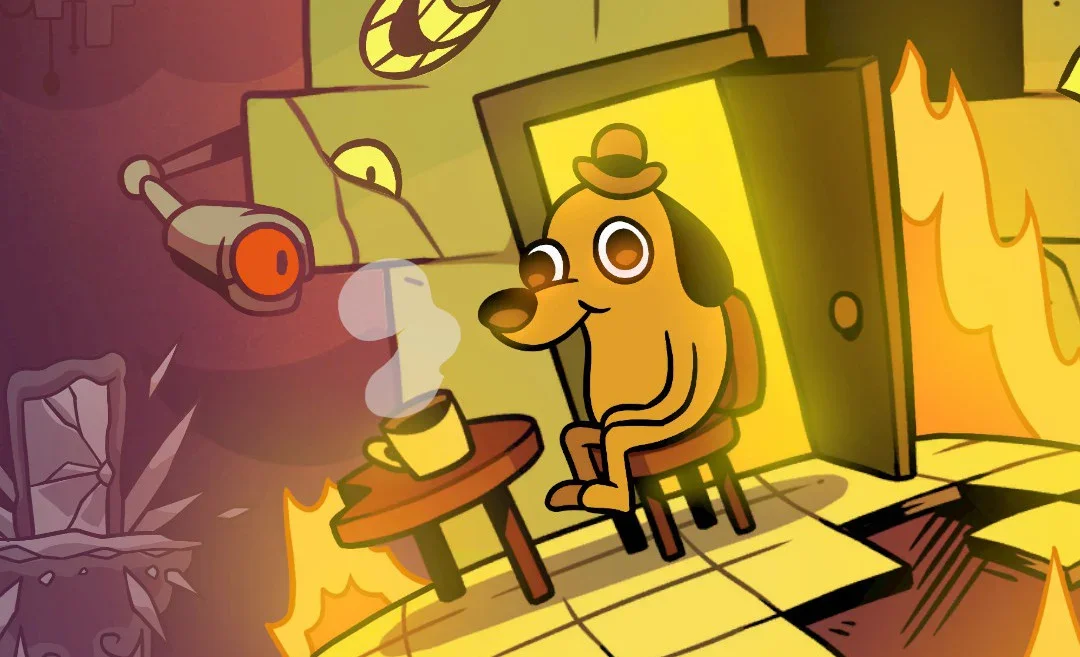 Question Hound’s Therapy Quest Lands in This Is Fine: Maximum Cope