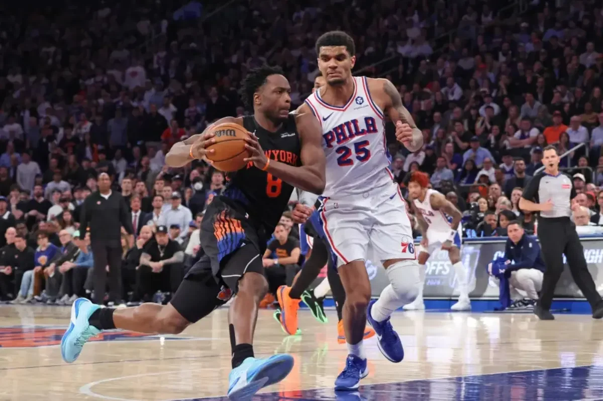 Anunoby Day-to-Day as Knicks Aim to Close Out 76ers