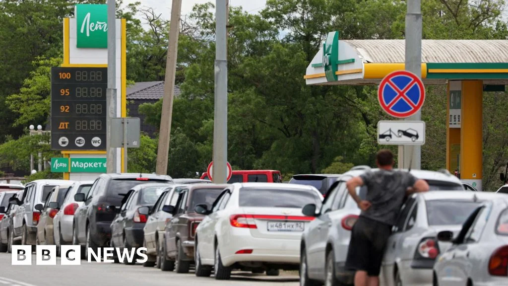 Occupied Crimea halts public fuel sales as Ukraine targets oil facilities