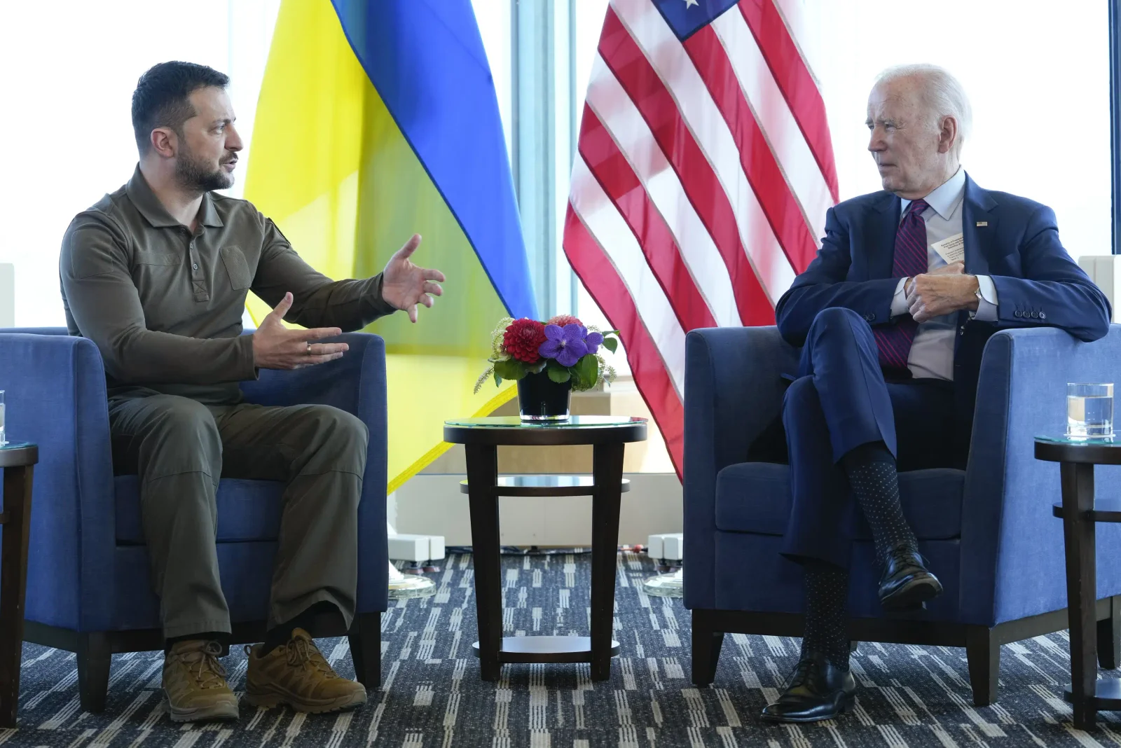 Zelenskyy's G7 Meeting Puts Ukraine in Focus Amidst Russia's Disputed Gains.