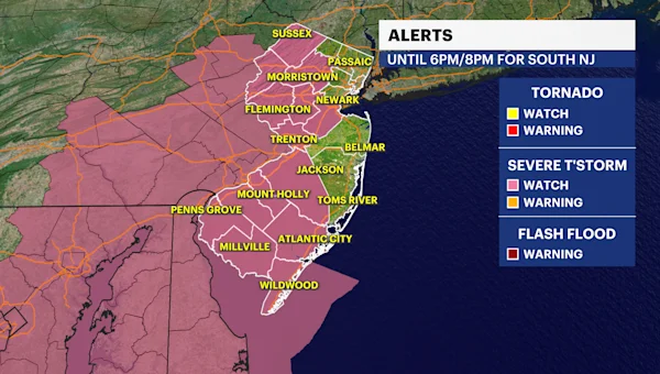 "Severe Storms and Flood Watch: Weather Alert for New Jersey, D.C., and Philly Regions"