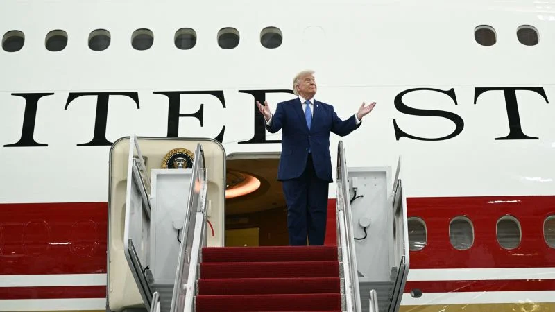 Trump flags upgrades for Qatar‑gifted Air Force One amid security worries