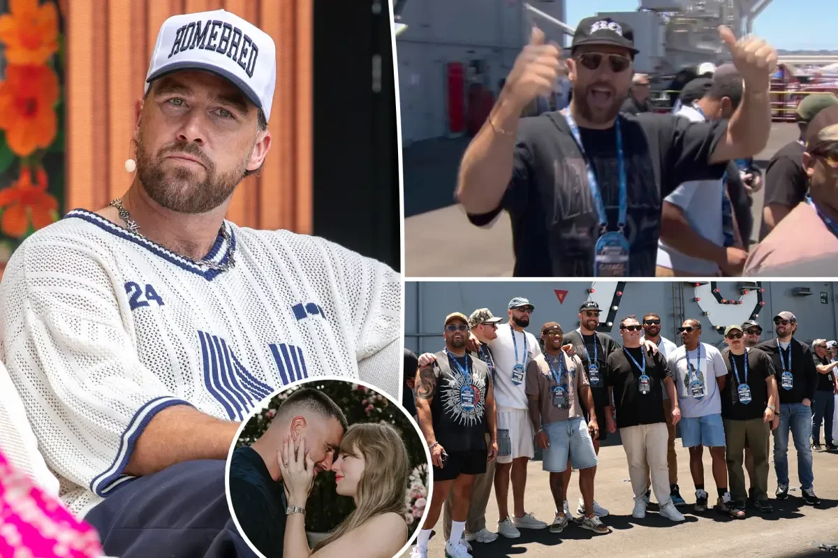 Kelce’s California bachelor party roars at NASCAR with Mahomes as wedding buzz swirls