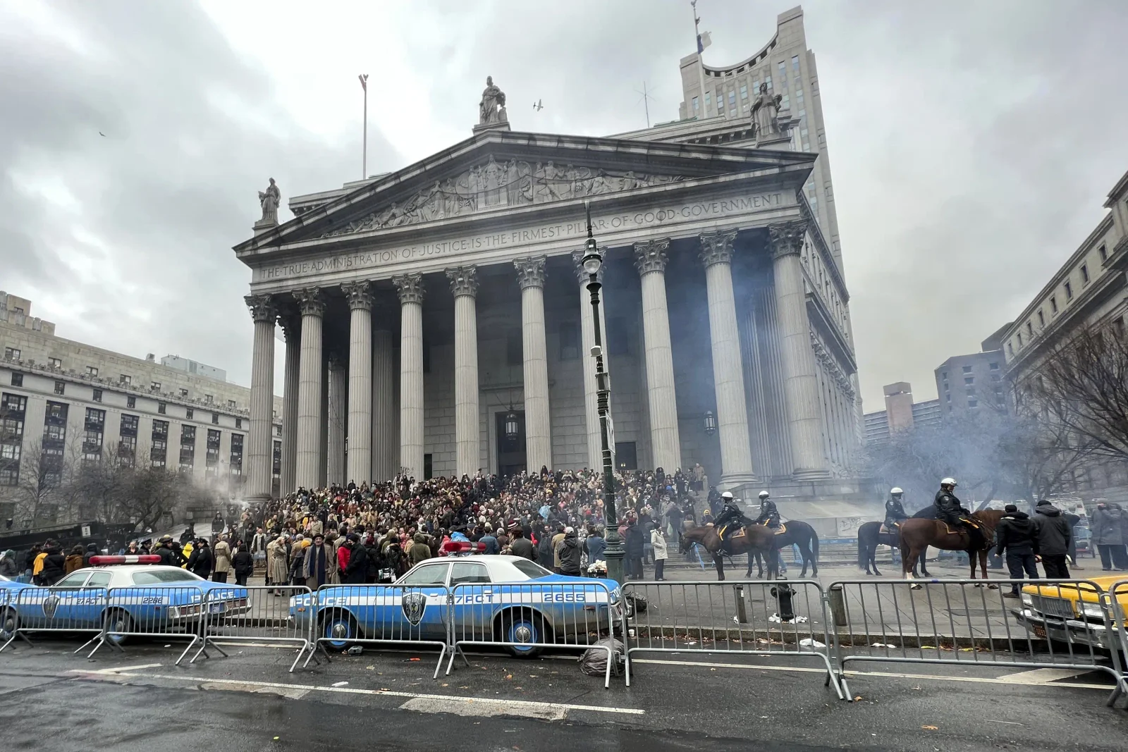 'Joker' Sequel Filming Sparks Protests Outside Trump Grand Jury Courthouse
