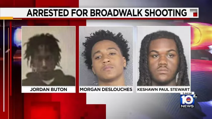 Arrests made in Hollywood Beach mass shooting, search for remaining suspects continues.