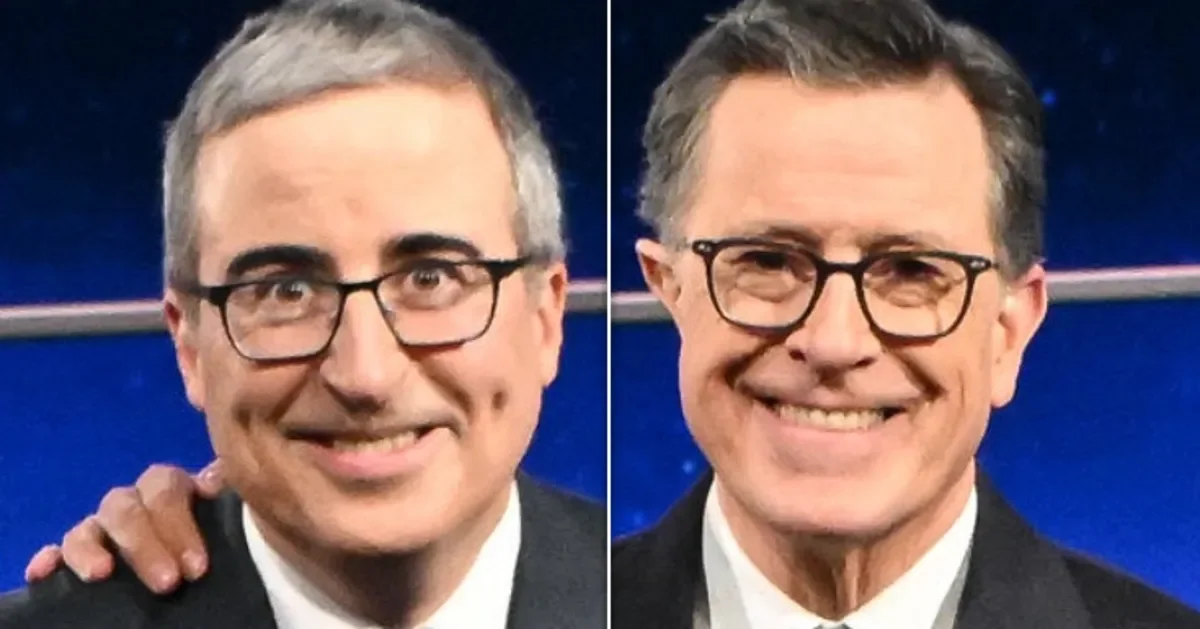 Oliver Delivers Cheeky Final Farewell to Colbert