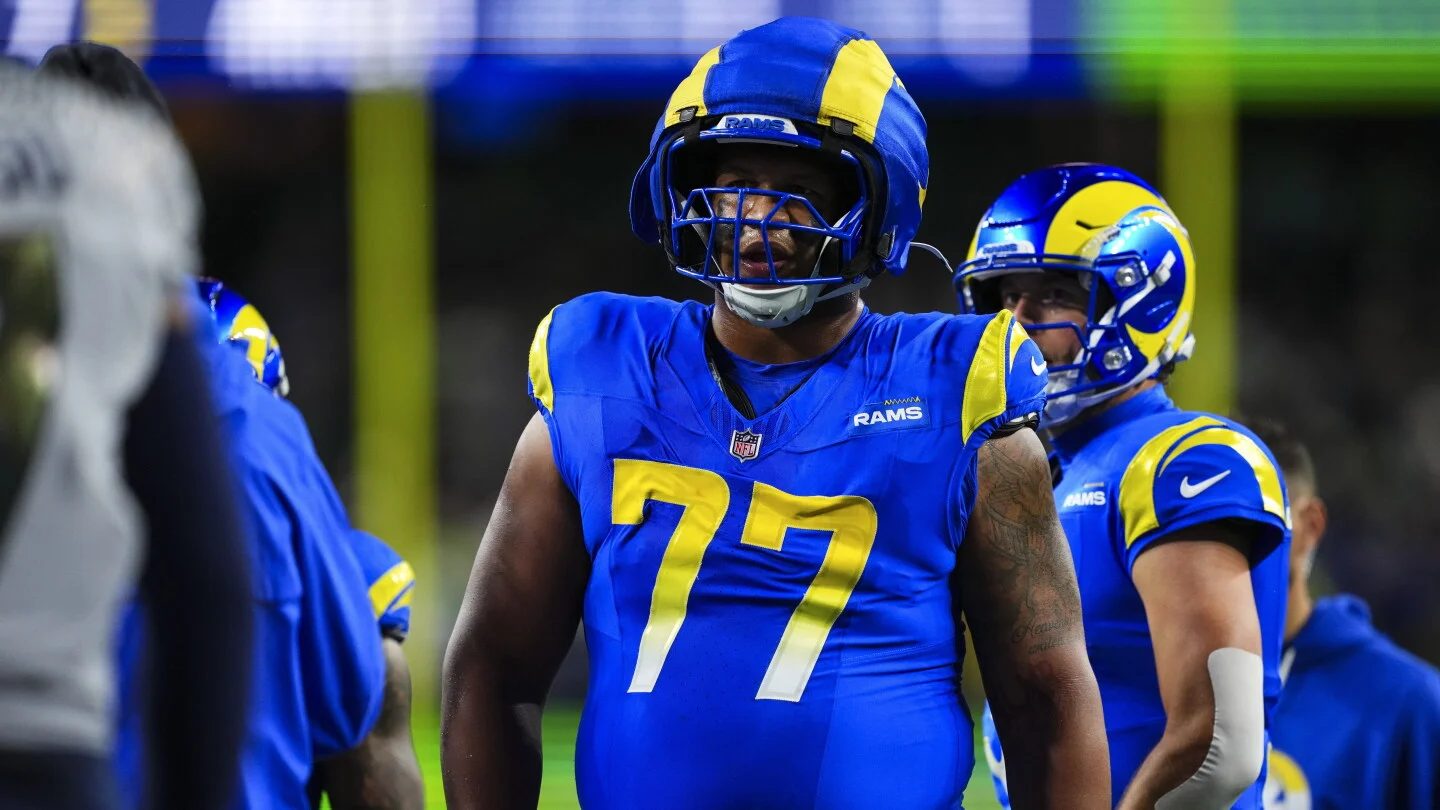 Rams Lineman Alaric Jackson Arrested on Felony Domestic Battery Charge
